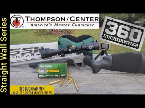 Видео: Серия охотничьих патронов Straight Wall: 360 BUCKHAMMER / Thompson Center Encore