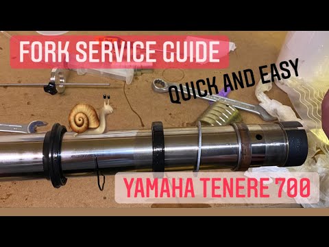 Видео: Замена сальника вилки - Yamaha Tenere 700 -