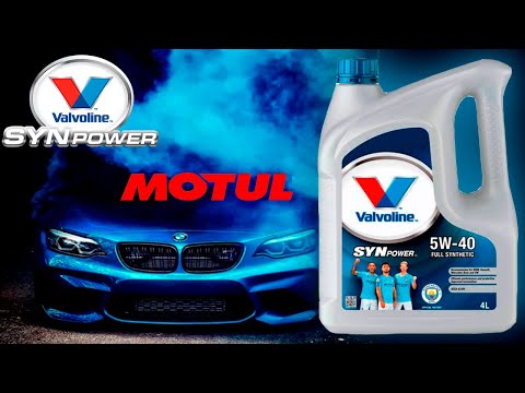 Видео: Тест моторного масла Valvoline Synpower 0w40 и Motul 8100 X-max 0w40 из бочки в сервисе.