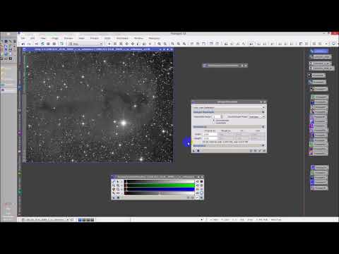 Видео: Обработка астрофотографии темных туманностей в PixInsight от Олега Брызгалова 1\4
