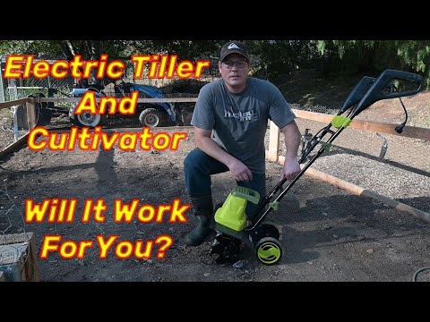 Видео: Электрический садовый культиватор Sun Joe 16 дюймов. Обзор и тестирование.