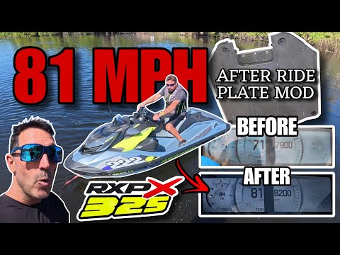 Видео: Увеличение скорости на 10 миль в час с помощью модифицированной подвески Sea-Doo RXP-X 325 от Cal...