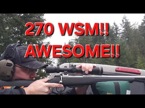 Видео: 270 WSM!! Tikka T3x Lite из нержавеющей стали — обзор и пристрелка с Federal Trophy Copper 130 Grain