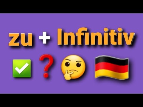 Видео: Вживання ZU з інфінітивом у німецькому реченні