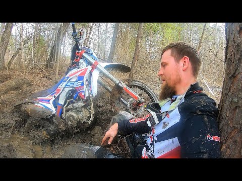Видео: Неудачная эндуро гонка в Кургане! Что стало с новым мотоциклом BSE M2?!