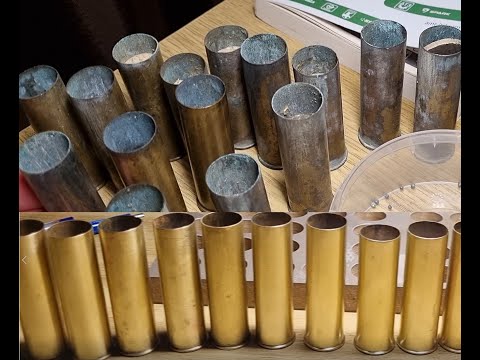 Видео: Восстановление латунных гильз 12 калибра