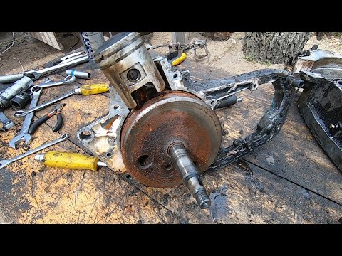 Видео: Восстановление старого двухтактного двигателя Минск 125 (1985)