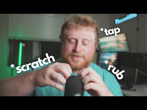 Видео: ASMR — быстрые и агрессивные царапания микрофона, постукивания по микрофону, трения микрофона