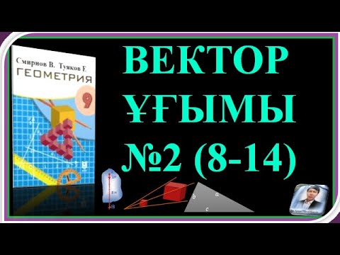 Видео: 9 СЫНЫП ГЕОМЕТРИЯ ВЕКТОР №2  8 14