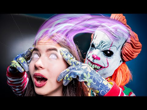 Видео: Экстремальные ПРЯТКИ от СТРАШНОГО КЛОУНА! Кому НЕ ПОВЕЗЛО?