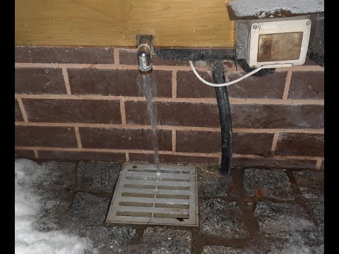 Видео: Незамерзающий уличный кран . Другое решение.