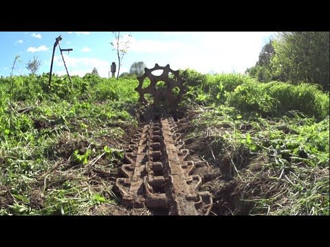 Видео: ЛЕНТА ТРАКОВ, ВЕДУЩАЯ ЗВЕЗДА ДТ-75, КАТКИ! 600 КГ ЛИТОГО МЕТАЛЛА! ЭТО МОЙ ЛУЧШИЙ МЕТАЛЛОКОП!