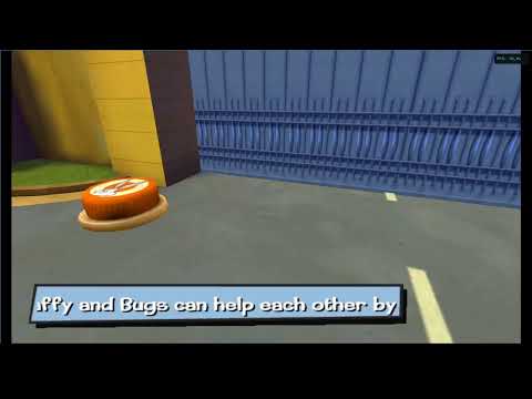 Видео: Бегаем за кролика)) И Даффи дака.