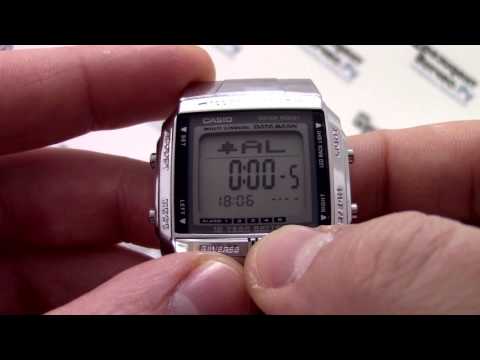 Видео: Часы Casio Databank DB-360N-1 [DB-360N-1EF] - Инструкция, как настроить от PresidentWatches.Ru