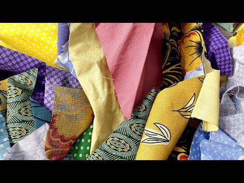 Видео: Бриллианты из мусора: простой и красивый способ способ шить из лоскутков DIY