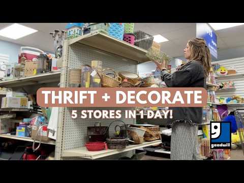 Видео: *Идеальный* домашний декор из секонд-хенда + декор | Thrift With Me | Goodwill Haul