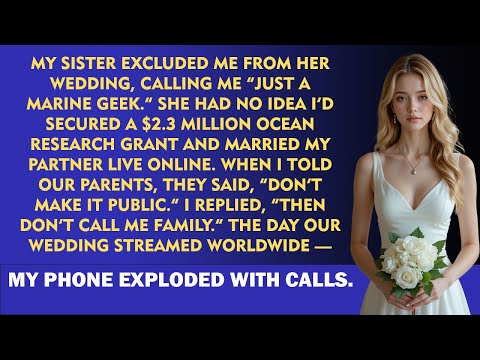 Видео: Моя семья смеялась, когда сестра запретила мне, — пока моя свадьба на яхте не заставила их звонит...