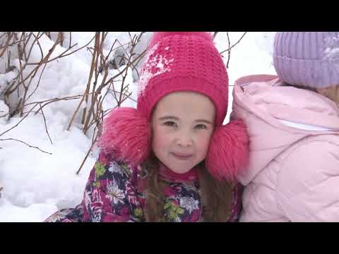 Видео: Прогулка зимняя в садике