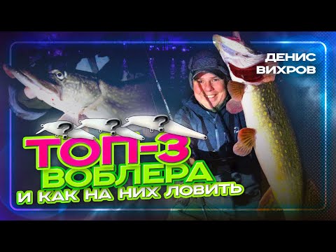 Видео: ТРИ ВОБЛЕРА С КОТОРЫМИ СЛОЖНО ОСТАТЬСЯ БЕЗ УЛОВА