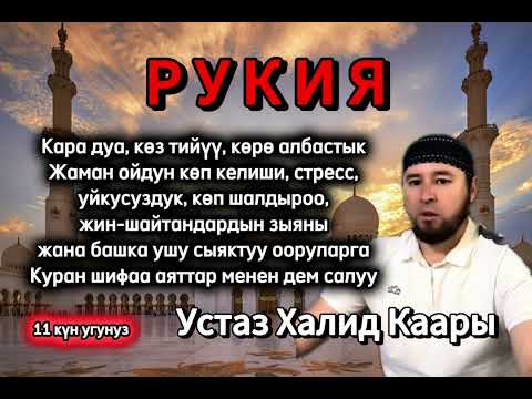 Видео: Кара дуага, жиндердин зыянына жана көз тийүүгө каршы Ыйык Куран менен дем салуу.