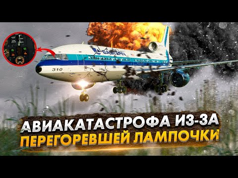 Видео: Авиакатастрофа Lockheed L-1011 TriStar в Эверглейдсе из за перегоревшей лампочки