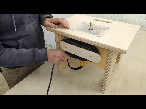 Видео: Простой стол для фрезера // Make a mini router table DIY