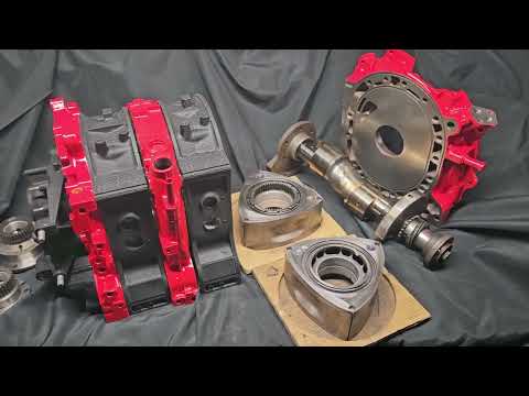 Видео: Двигатель Half Bridge Race Spec FD3S для RX8 — сборка роторного двигателя — KMR Rotary