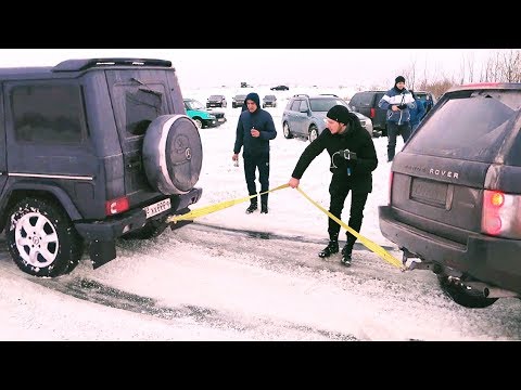 Видео: КТО СИЛЬНЕЕ ? GELENDWAGEN или RANGE ROVER