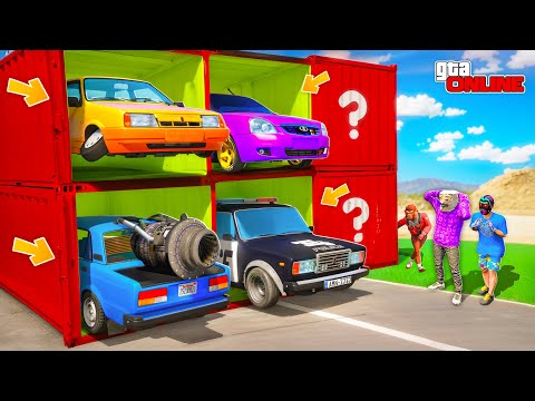 Видео: ТОЛЬКО ЖИГА-КОНТЕЙНЕРЫ! РЕАКТИВНАЯ ЖИГУЛИ ИЛИ ЛЕТАЮЩАЯ? БИТВА ЗА КОНТЕЙНЕРЫ В ГТА 5 ОНЛАЙН