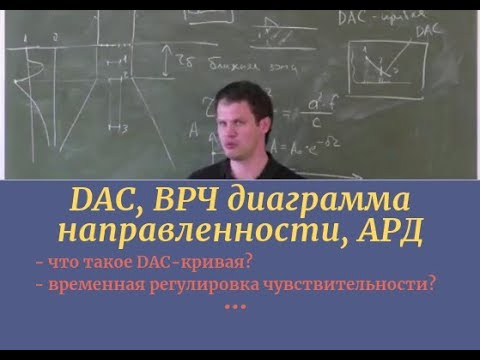 Видео: DAC, ВРЧ диаграмма направленности, АРД