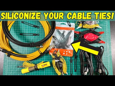 Видео: Сохраняйте порядок с помощью силиконовых кабельных стяжек!