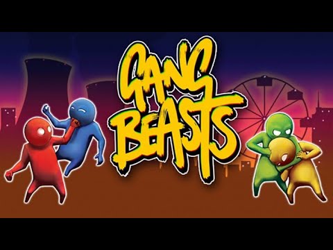Видео: Драка пьяных медуз — #GangBeasts в деле! #COOP!