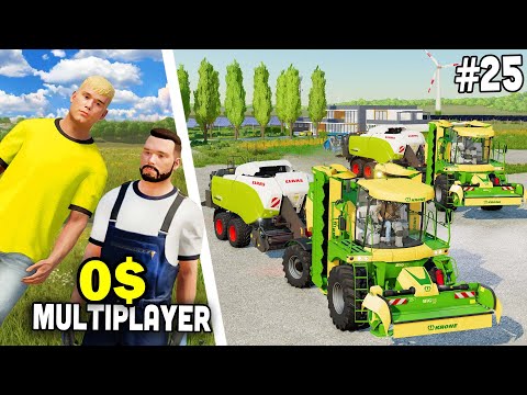 Видео: МЕГА ФЕРМА с 0$ на плоской карте с @FarmingGenius 👉 #25