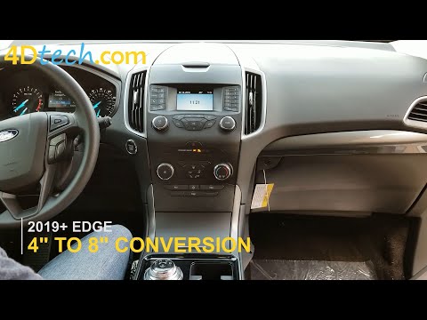 Видео: Обновление заводской системы SYNC 3 с 4" до 8" | Ford Edge 2019+
