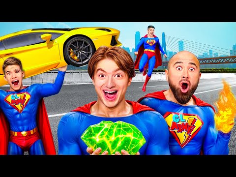 Видео: Стали СУПЕРГЕРОЯМИ на 24 Часа !