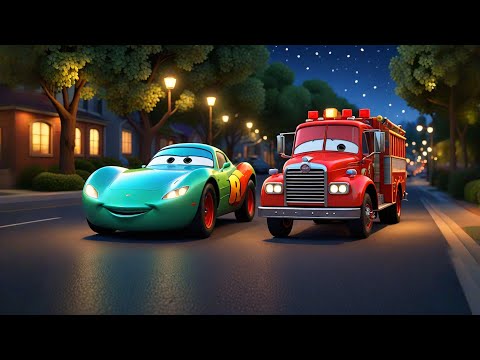 Видео: Спокойной ночи, машинки 🚗💤 | Где спят машинки ночью? | Веселая песенка перед сном для детей