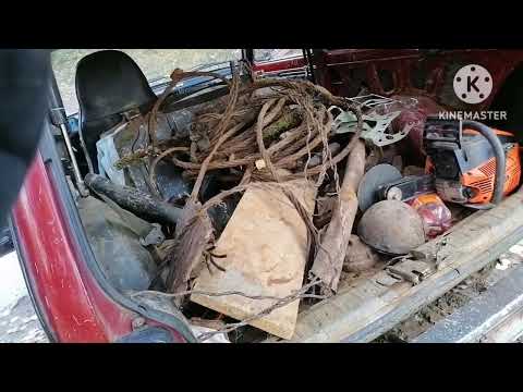 Видео: Копаем траки вдоль делянок