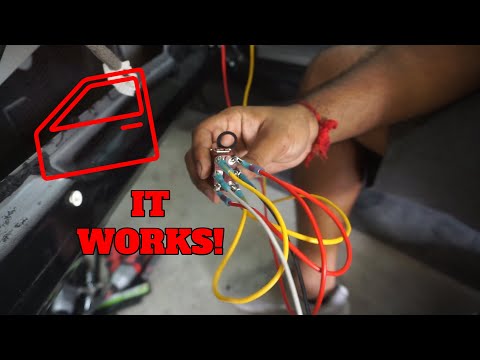 Видео: Как подключить электрические стеклоподъёмники к тумблеру! МОД гоночной машины!