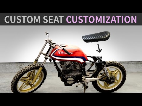 Видео: Изготовление индивидуального сиденья для мотоцикла — Honda CB400 Cafe Racer Build E2·S1