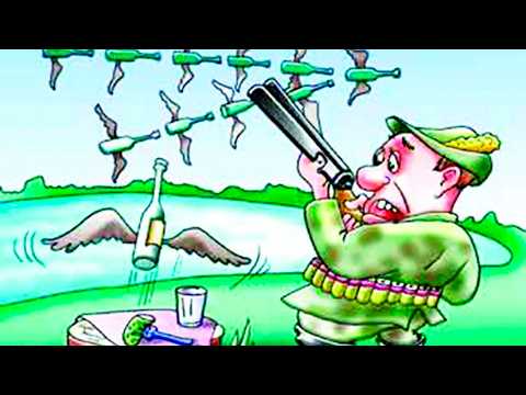 Видео: ПРИКОЛЫ НА ОХОТЕ И РЫБАЛКЕ! Охота на зайца, кабана и лося.
