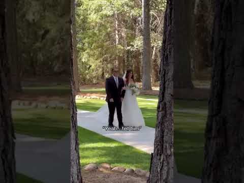 Видео: Отец невесты чуть не испортил свадебные фотографии! По ссылке: foresthouselodge #weddingvideos