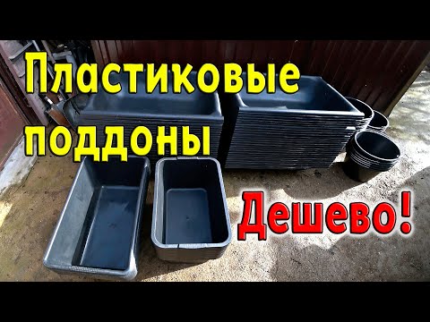 Видео: Поддоны для клеток из пластика ДЕШЕВО!