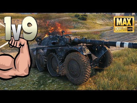 Видео: EBR 105: Сенсация 1 против 9 - World of Tanks