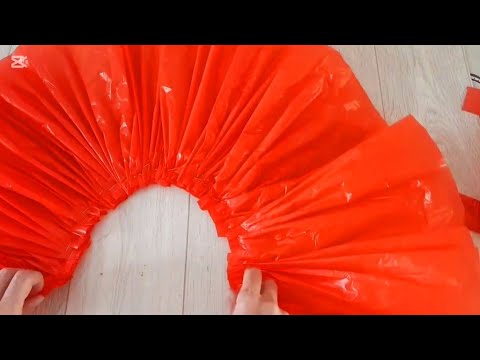 Видео: КҮЗГІ АРУ БАЙҚАУЫНА арналған  ПАКЕТТЕН ЖАСАЛҒАН ЮБКА ,КОФТА #КӨЙЛЕК# платья #осенный балл жасаймыз