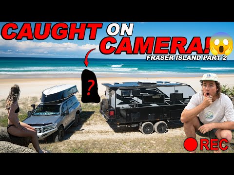 Видео: Шокирующая ситуация снята на видео! Никто бы нам не поверил! Автономный кемпинг на острове Фрейзе...