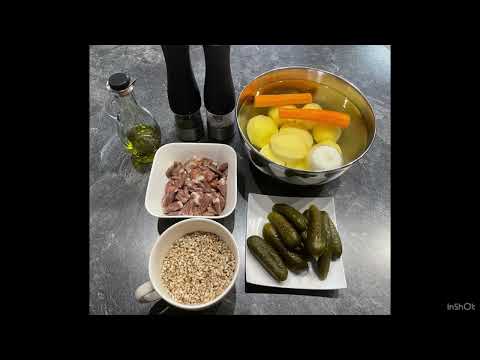 Видео: Рассольник/Термомикс/Termomix/Gewürzgurken-Suppe