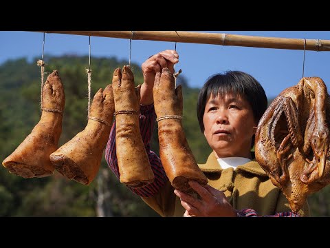 Видео: Урожай грейпфрута  бабушка использует сосновые иголки из грейпфрута