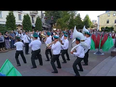 Видео: Оркестр Брестской Пограничной Группы им.Дзержинского. Дирижёр Ю.Авсиевич..