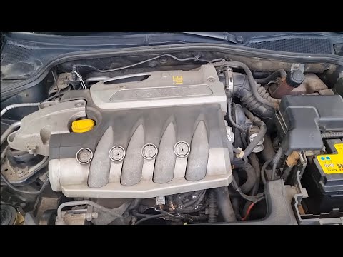 Видео: Рено лагуна 2 с редким мотором 2.0  IDE бензин F5R. Проблема по давлению топлива.