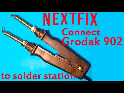 Видео: Подключаем SMD пинцет Gordak 902 к паяльной станции  серий 852 - 853